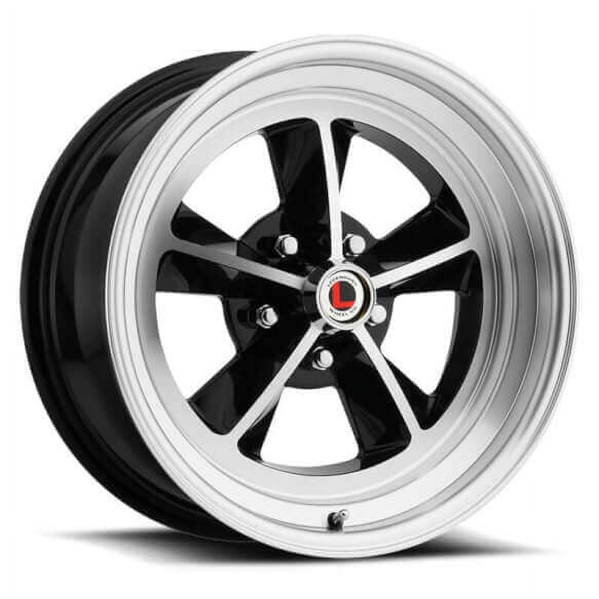 Legendary Wheels GT9 - 17 x 7 in. - 5 x 4.5 - 4.25 bs - Gloss Black/Machined