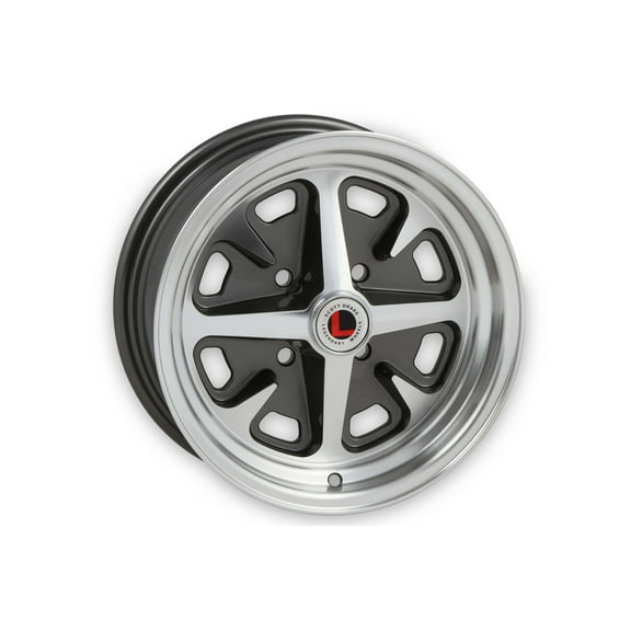 Legendary Wheels Magnum 400 - 15 x 6 in. - 4 x 4.5 - 3.75 bs - Charcoal/Machined