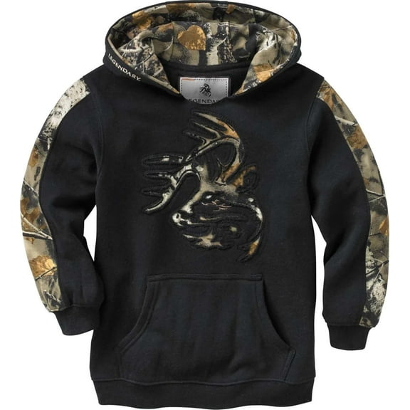 Legendary Whitetails Big Kids Camo Outfitter Hoodie Long Sleeve Sweatshirt