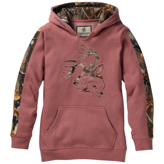 Legendary Whitetails Big Kids Camo Outfitter Hoodie Long Sleeve Sweatshirt