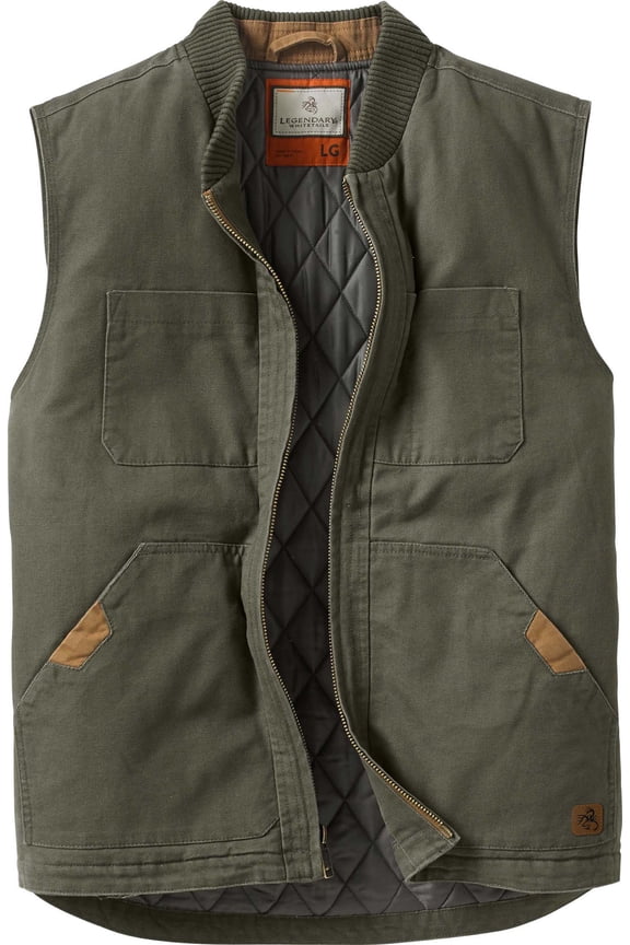 Insulated Polyester, Canvas Cross Trail Vest (Men's)