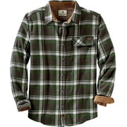 Legendary Whitetails Mens Buck Camp Flannel Shirt Long Sleeve Button Down 100% Cotton