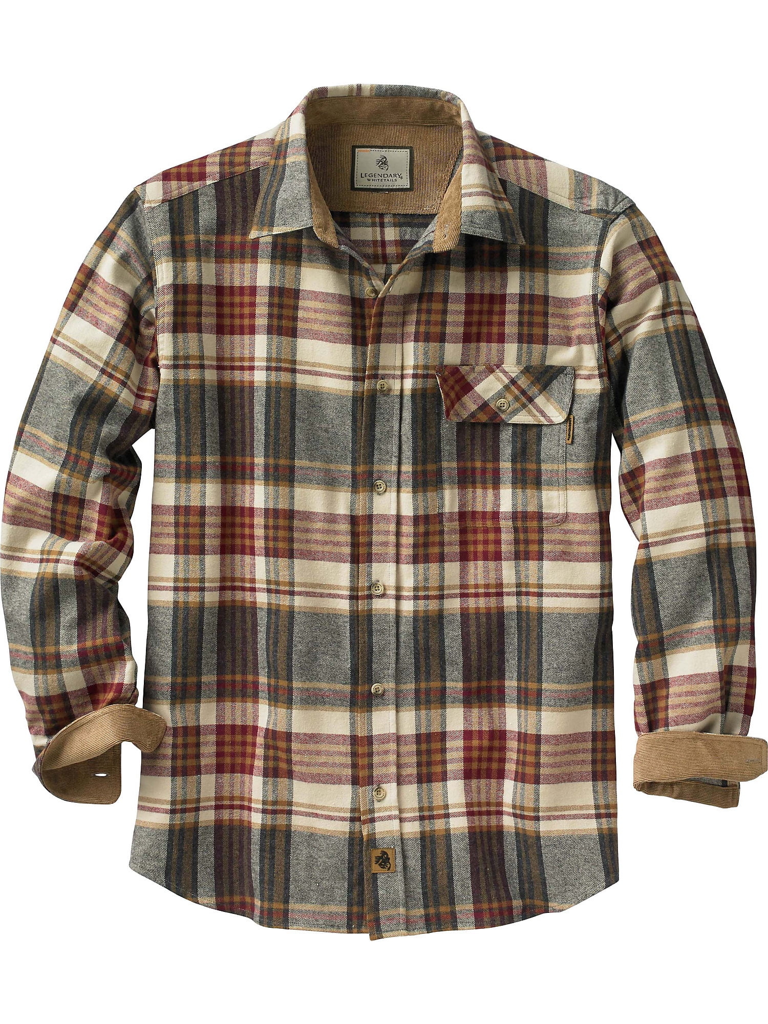Legendary Whitetails Men's Flannel Shirt, Long Sleeve, Plaid