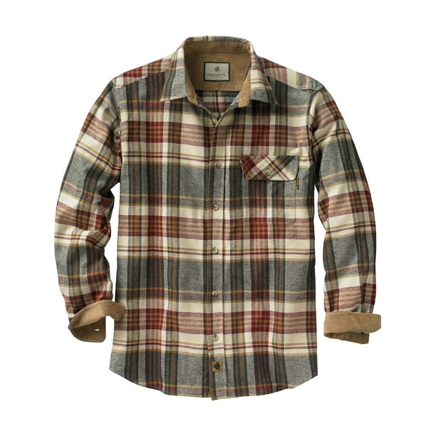 Legendary Whitetails Men's Buck Camp Flannel Shirt - Walmart.com
