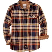 Legendary Whitetails Mens Buck Camp Flannel Shirt Long Sleeve Button Down 100% Cotton