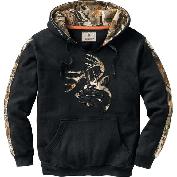 Legendary Whitetails Men's Camo Outfitter Hoodie Long Sleeve Sweatshirt