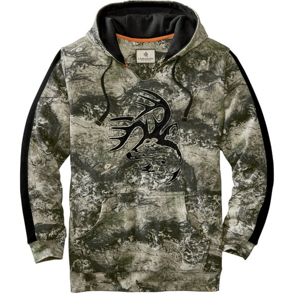 Legendary Whitetails Men's Camo Outfitter Hoodie Long Sleeve Sweatshirt