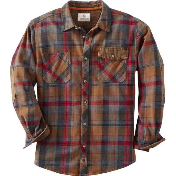Legendary Whitetails Men's Harbor Heavyweight Long Sleeve Flannel Shirt
