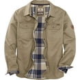 thumbnail image 1 of Legendary Whitetails Men's Journeyman Flannel Lined Shirt Jacket Water Resistant Waxed Cotton, 1 of 7