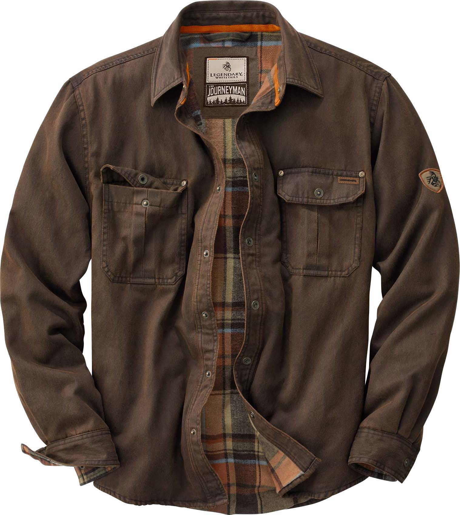 Legendary Whitetails Men's Journeyman Flannel Lined Shirt Jacket