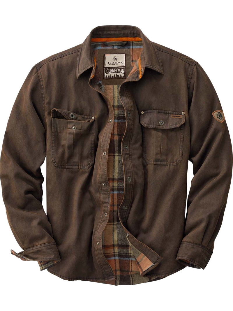 Legendary Whitetails Men's Journeyman Flannel Lined Shirt Jacket Legendary Whitetails Men's Journeyman Flannel Lined Shirt Jacket