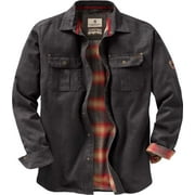 LEGENDARY WHITETAILS Men's Journeyman Flannel Lined Shirt Jacket Water Resistant Waxed Cotton