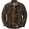 thumbnail image 1 of Legendary Whitetails Men's Journeyman Flannel Lined Shirt Jacket Water Resistant Waxed Cotton, 1 of 7