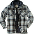 thumbnail image 1 of Legendary Whitetails Men's Maplewood Hooded Flannel Shirt Jacket, 1 of 6