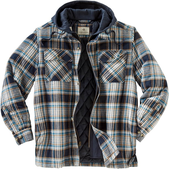 Legendary Whitetails Men's Maplewood Hooded Flannel Shirt Jacket