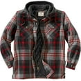 thumbnail image 1 of Legendary Whitetails Men's Maplewood Hooded Flannel Shirt Jacket, 1 of 6