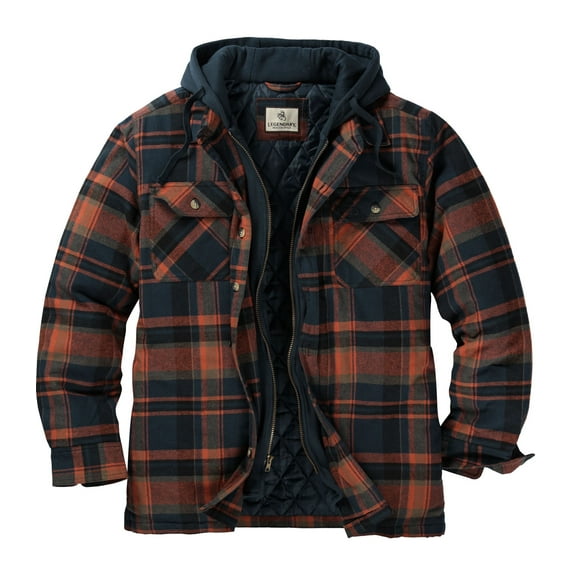 Legendary Whitetails Men's Maplewood Hooded Shirt Jacket