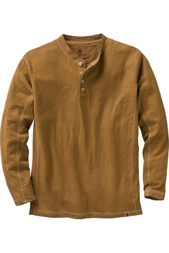 Men's Maverick Slub Henley Long Sleeve Shirt