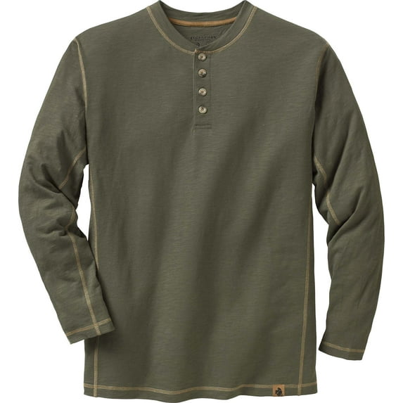 Legendary Whitetails Men's Maverick Slub Henley Long Sleeve Shirt