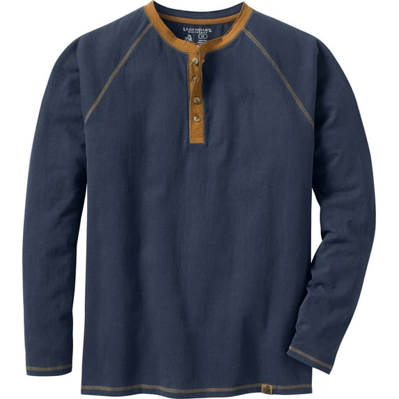 Legendary Whitetails Men's Recluse Raglan Henley Long Sleeve Shirt
