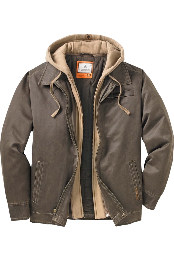 Men’s Rugged Full Zip Dakota Hooded Jacket
