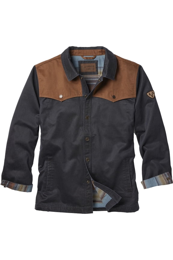 Men's Stockyards Lonestar Waxed Canvas Shirt Jacket