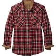 thumbnail image 1 of Legendary Whitetails Men's Stockyards Shotgun Western Flannel Long Sleeve Shirt, 1 of 4