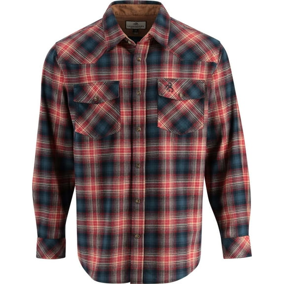 Legendary Whitetails Men's Western Plaid Flannel Long Sleeve Shirt