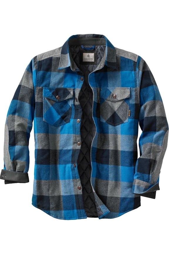 Men's Woodsman Quilted Shirt Jacket
