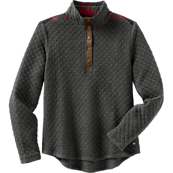 Legendary Whitetails Women's Cedar Cabin Quilted Tunic Long Sleeve Top