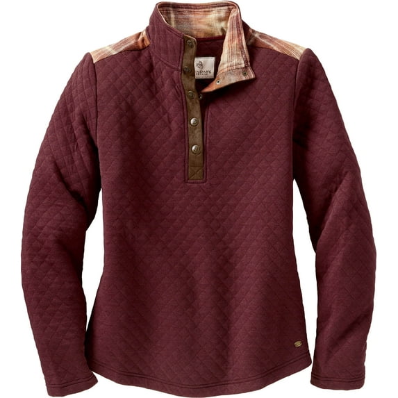Legendary Whitetails Women's Cedar Cabin Quilted Tunic Long Sleeve Top