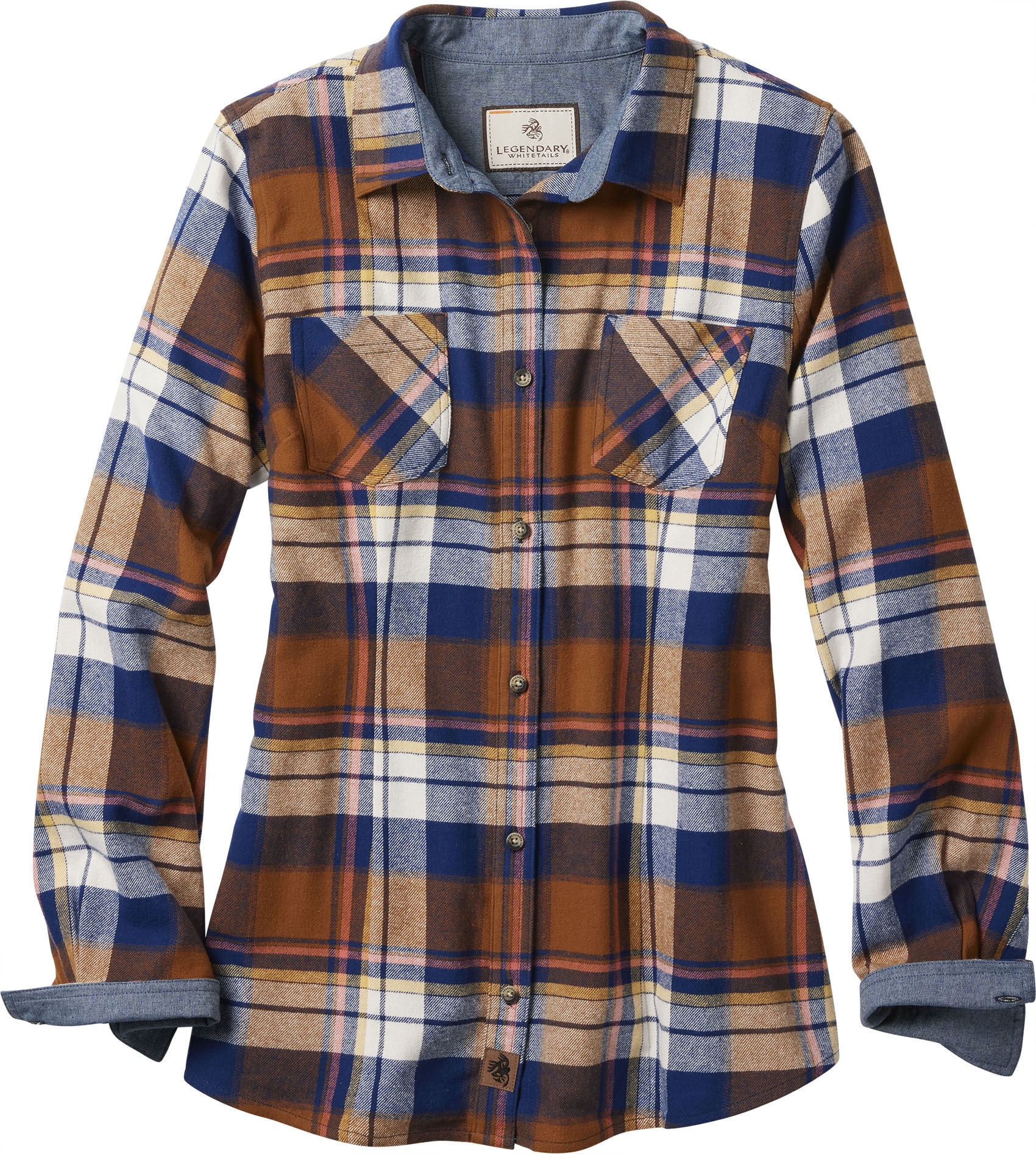 Legendary Whitetails Women's Cottage Escape Flannel Long Sleeve Plaid