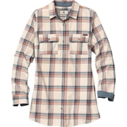 Legendary Whitetails Womens Legendary Flannel Tunic Long Sleeve Plaid Fitted Button Down Shirt