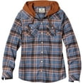 thumbnail image 1 of Legendary Whitetails Women's Lumber Jane Heavyweight Hooded Stretch Flannel Shirt, 1 of 3