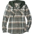 thumbnail image 1 of Legendary Whitetails Women's Lumber Jane Heavyweight Hooded Stretch Flannel Shirt, 1 of 4