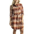 thumbnail image 1 of Legendary Whitetails Women's Open Spaces Flannel Long Sleeve Button Up Dress, 1 of 7