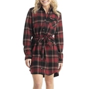 Legendary Whitetails Womens Open Spaces Flannel Long Sleeve Button Up Dress