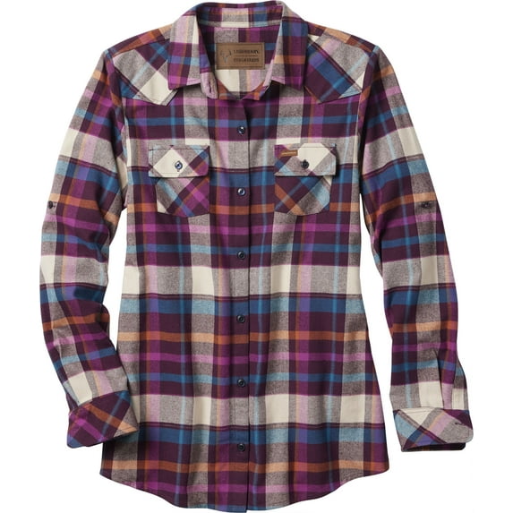 Legendary Whitetails Women's Stockyards Cinch Flannel Long Sleeve Shirt