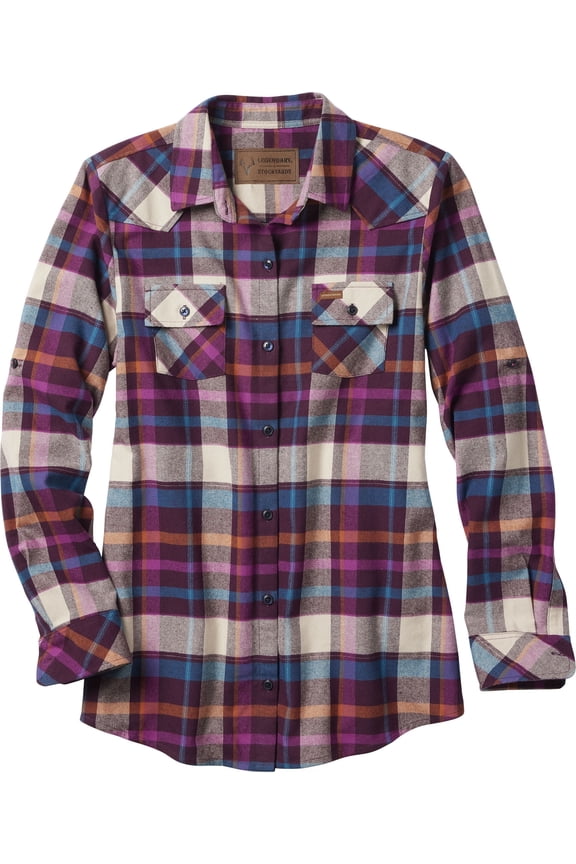 Women's Stockyards Cinch Flannel Long Sleeve Shirt