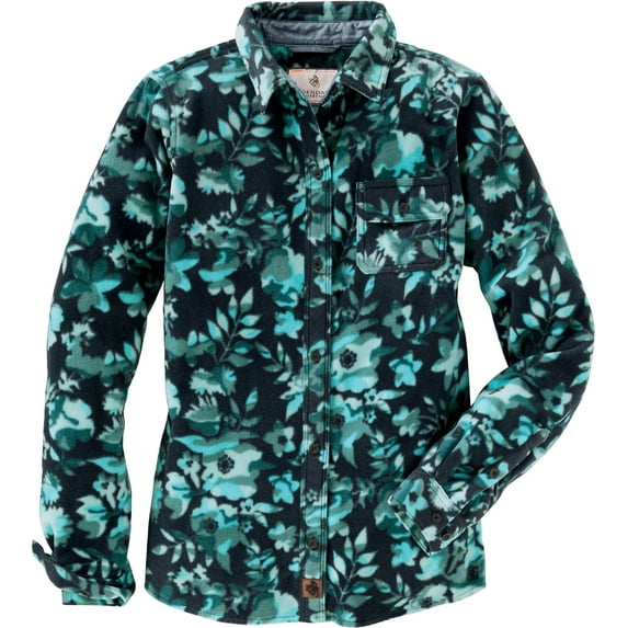 Legendary Whitetails Women's Trail Guide Fleece Long Sleeve Button Up Shirt