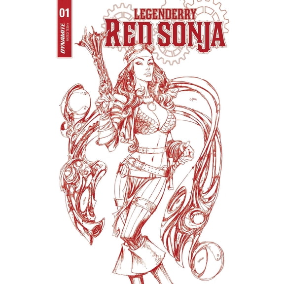 Legenderry Red Sonja #1 (Cvr D 25 Copy Red Art Incv) D. E. Comic Book