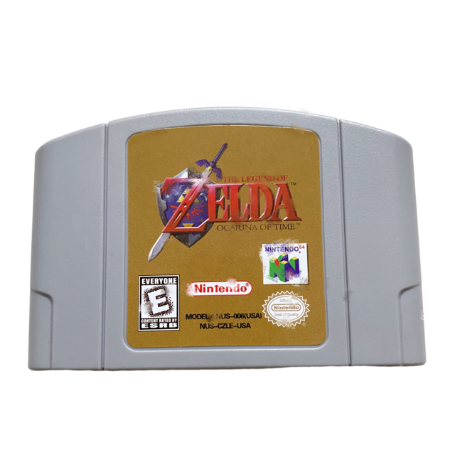 Legendof Zelda Ocarina of Time Video Game Card for Nintendo N64 Console