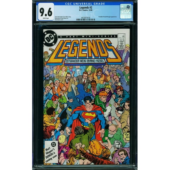 Legends #2 - CGC 9.6 Comic Book