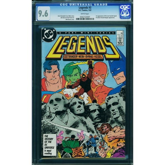 Legends #3 - CGC 9.6 Comic Book