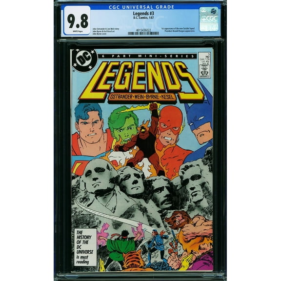 Legends #3 - CGC 9.8 Comic Book