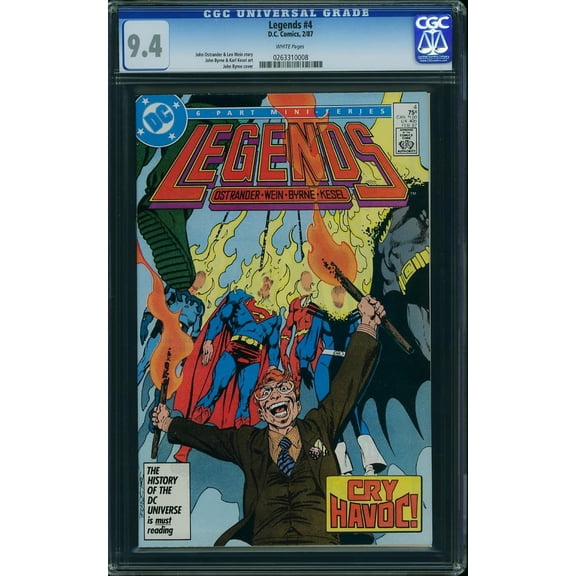 Legends #4 - CGC 9.4 Comic Book