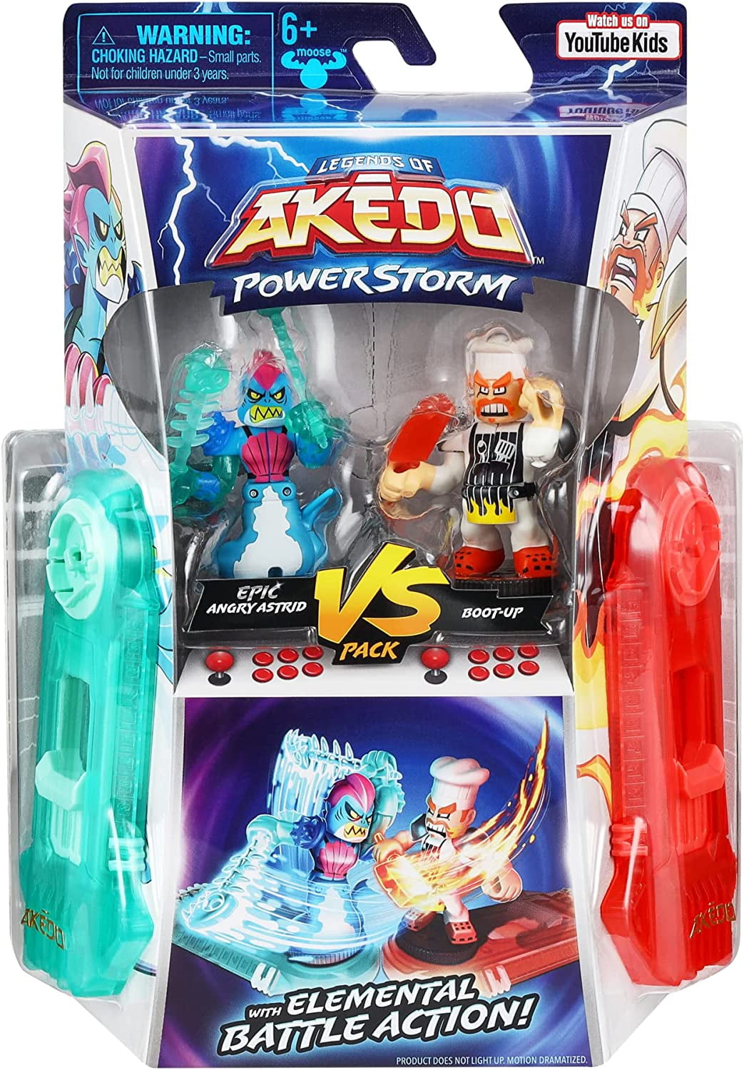 Akedo-Légendes Powerstorm Arène suprême avec Plus de 35 Effets sonores de  Combat Ainsi Que 2 Figurines Miniatures de Combattants Exclusives, 15150 :  : Jeux et Jouets