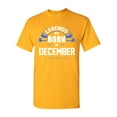 thumbnail image 1 of Legends Are Born In December Holiday Christmas Funny Gift DT Adult T-Shirt Tee, 1 of 2