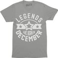 thumbnail image 1 of Legends Are Born In December Sagittarius Capricorn Zodiac Birthday Gift T-Shirt, 1 of 4