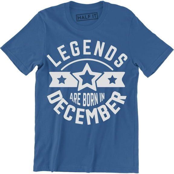 Legends Are Born In December Sagittarius Capricorn Zodiac Birthday Gift T-Shirt